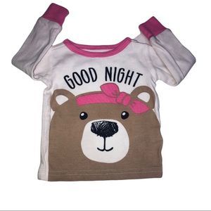 The childrens place pj long sleeve top
